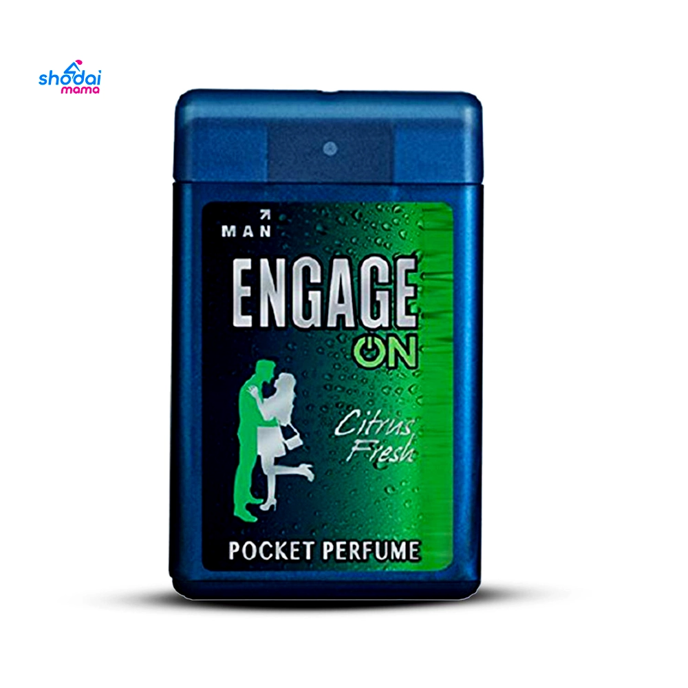 Engage ON Citrus Fresh Pocket Perfume For Men 17ml